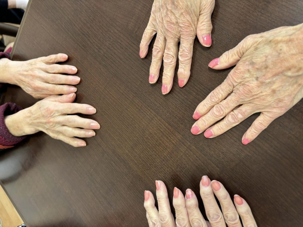 2024年3月メイクボランティアによるネイル