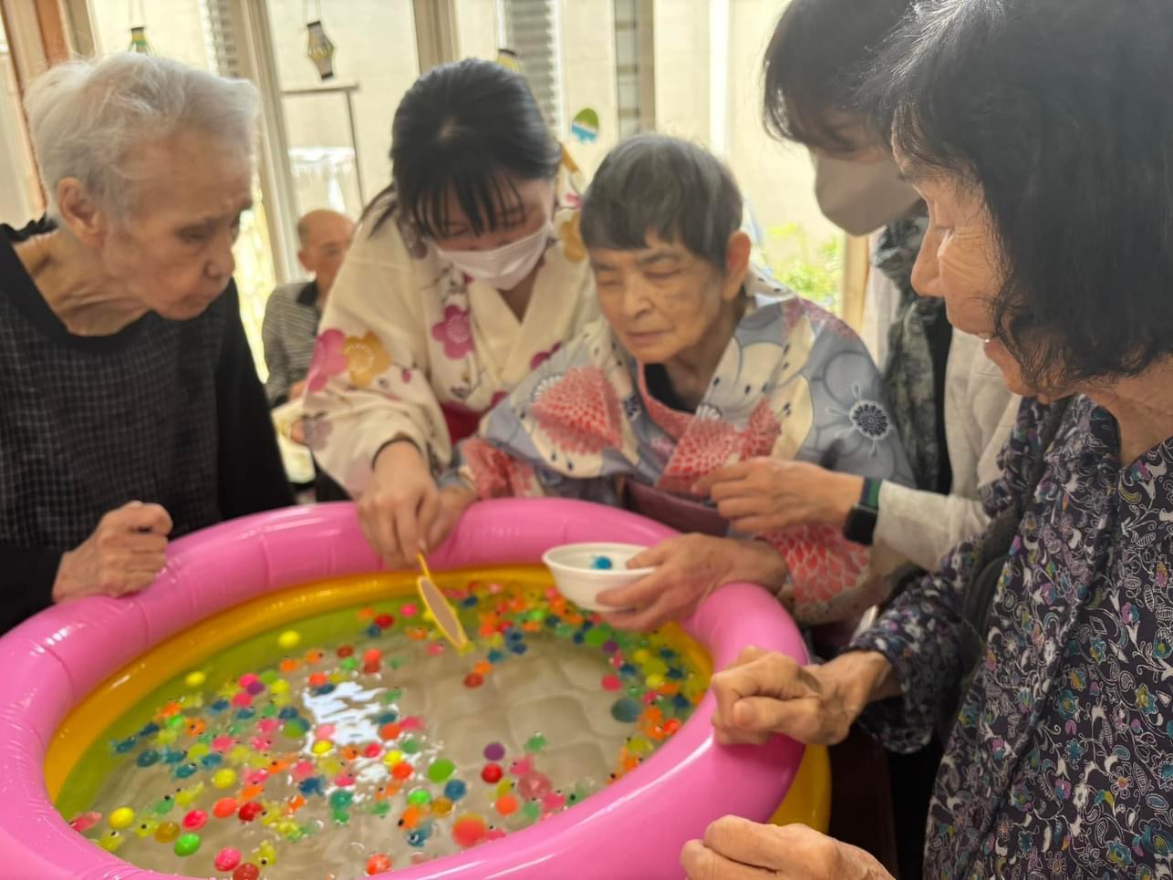 夏祭り(金魚すくい)